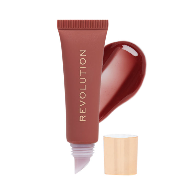 Makeup Revolution Juicy Peptide Lip Balm - Nude Latte