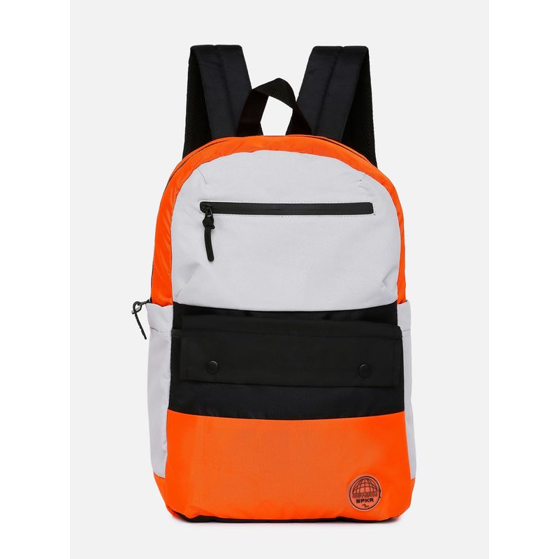 Spykar Men Orange Polyester Backpack: Buy Spykar Men Orange Polyester ...