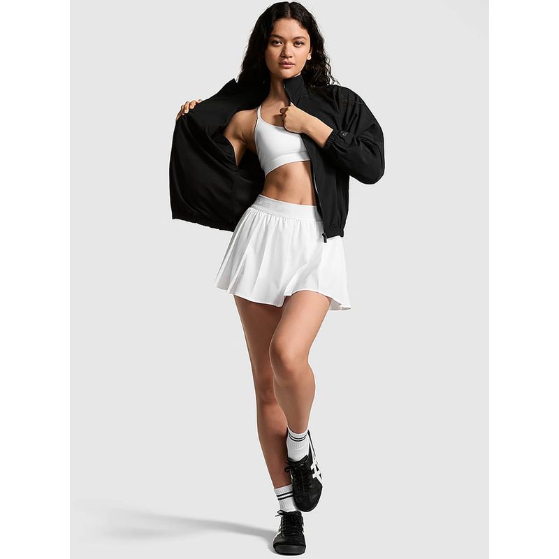 Victoria's Secret Pink Tech Stretch Full-Zip Jacket Black (L)