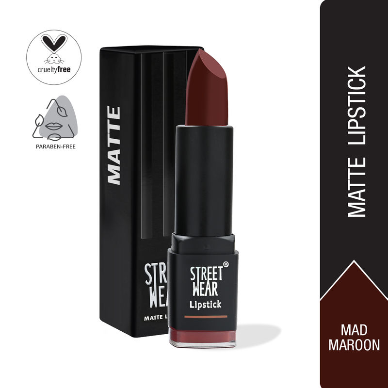 Street Wear Matte Lipstick - Mad Maroon