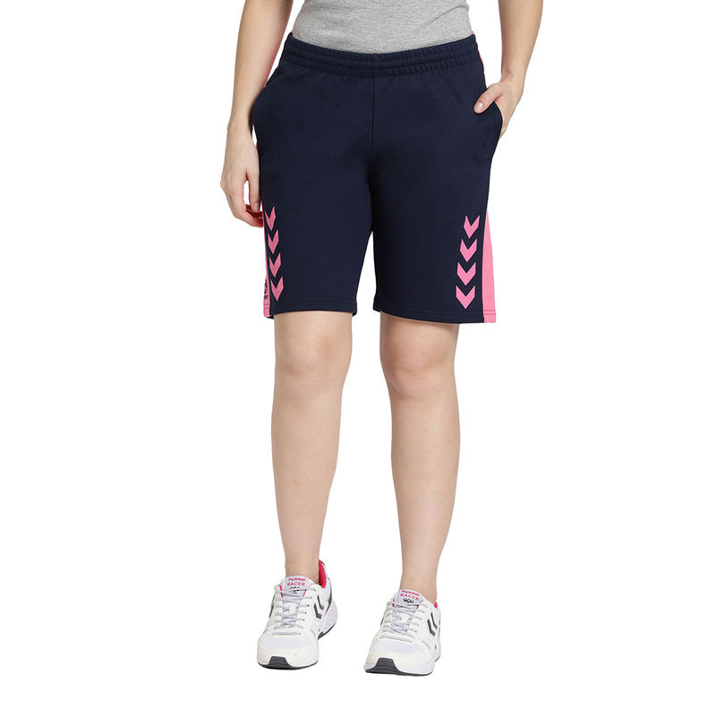 Hummel Ss Apparel India Men Navy Blue Colour Mid Rise Phoebe Lower Pants (S)