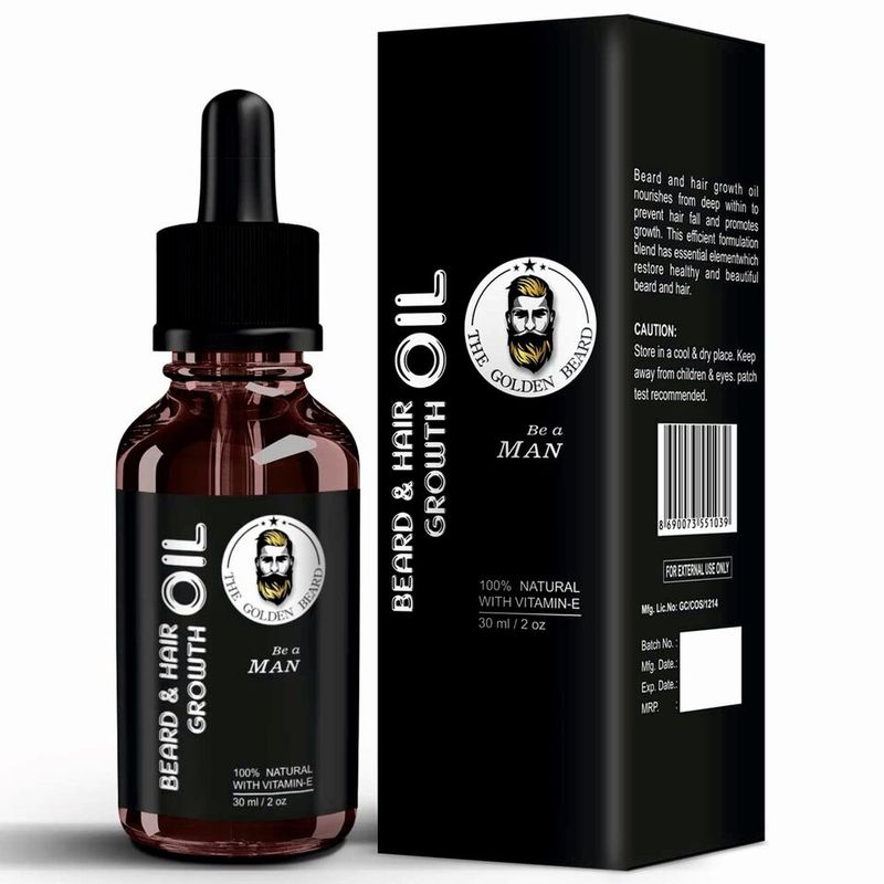 The Golden Beard Beard And Hair Growth Oil