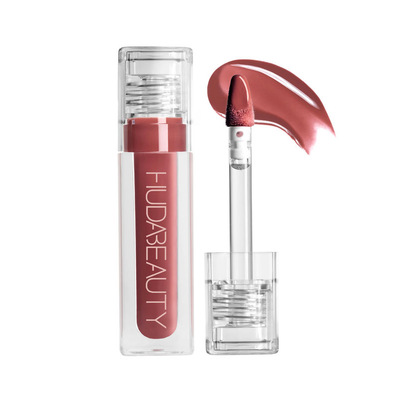 Huda Beauty FAUX FILLER Extra Shine Lip Gloss - Bombshell