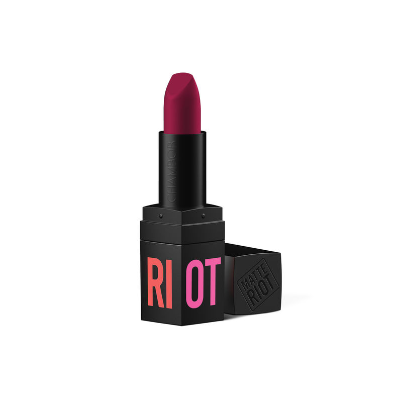 Chambor Matte Riot Lipstick Make up - WILD ROSE #258