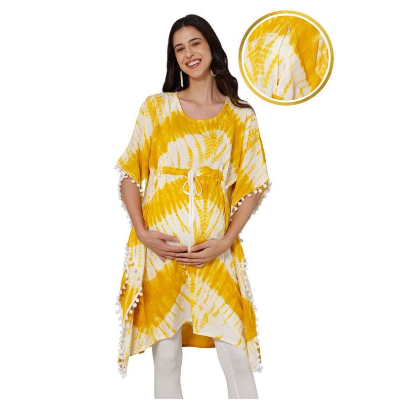 Zelena Maternity Feeding Kaftan Long Top Buy Zelena Maternity Feeding