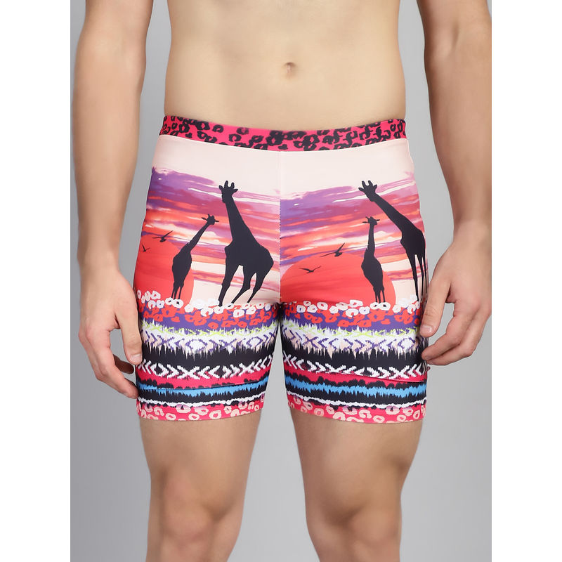 Cukoo Men Multi-Color Printed Swim Bottom (XL)