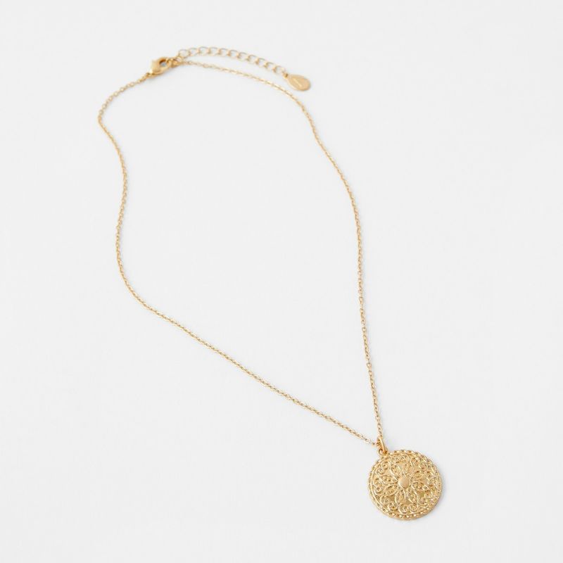 Bear Disc Necklace – The Golden Bear