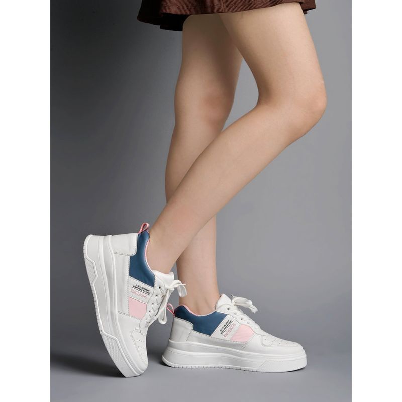 Shoetopia Women White Sneakers (EURO 38)