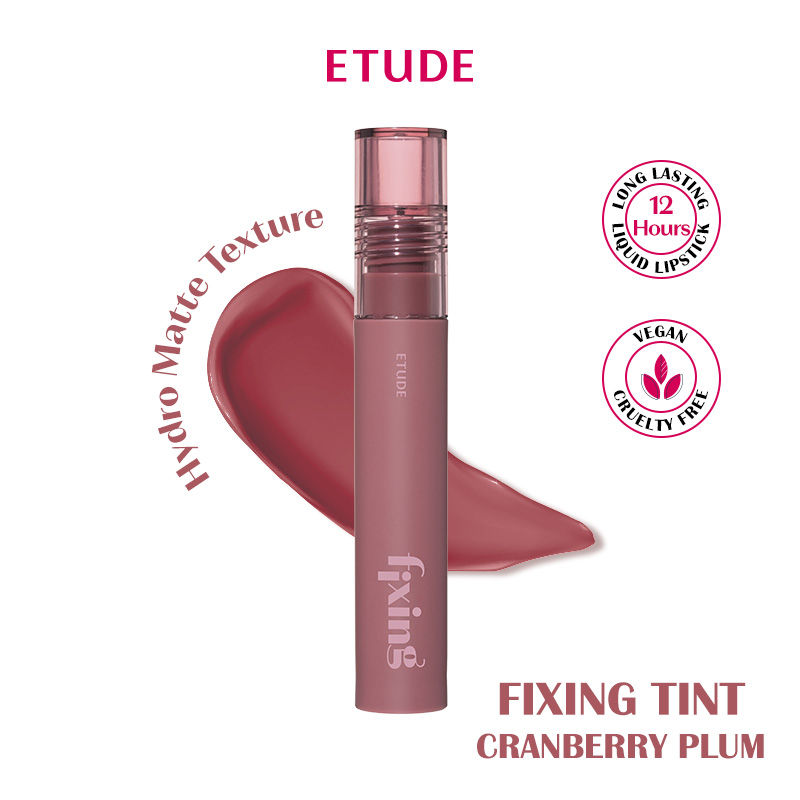 ETUDE Fixing Tint 07 Cranberry Plum- Matte Liquid Lipstick