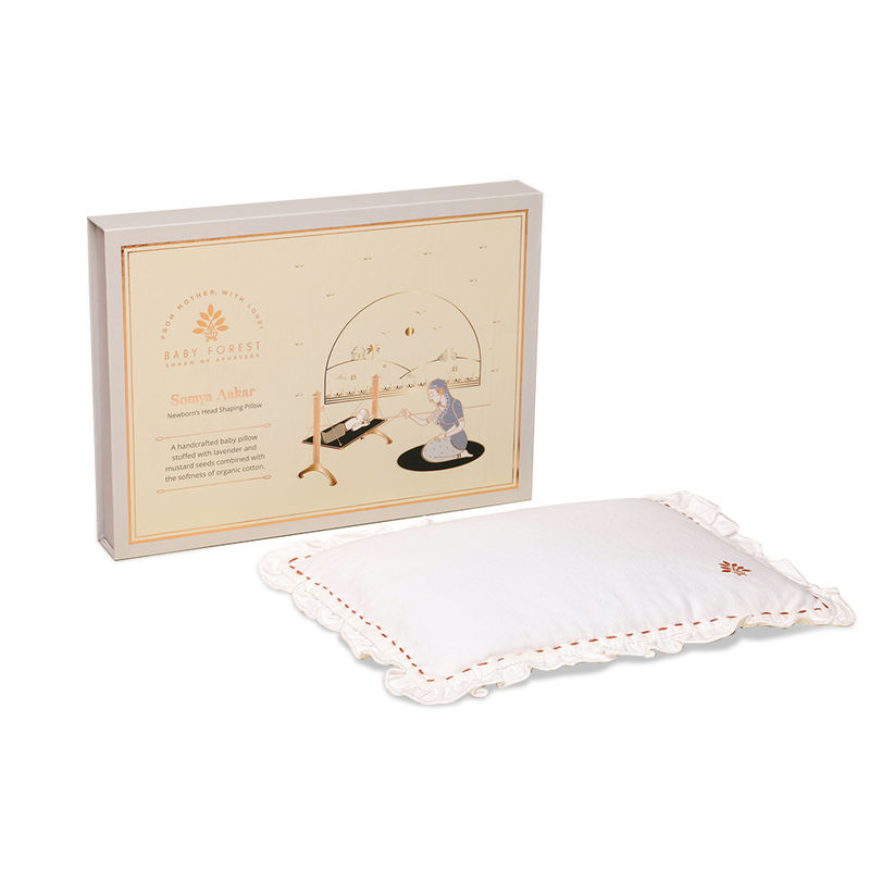 Buy BABY FOREST Somya Aakar Newborn's HeadShaping Mustard (Rai) Pillow