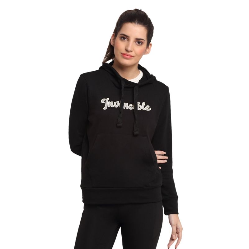 INVINCIBLE Black Womens Authentic Sweatshirt (S)