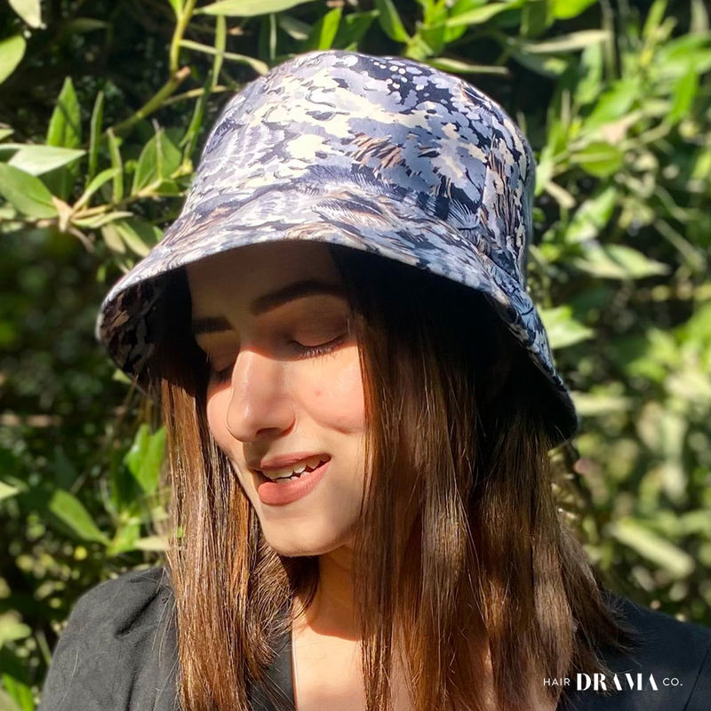 Hair Drama Co. Tropical Print Bucket Hat (Small)