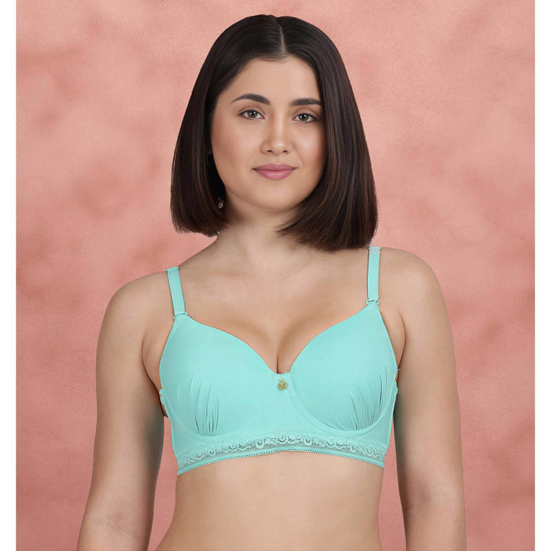 Shyaway Susie By Island Paradise Under band Lace Padded Wired Bra (32B)