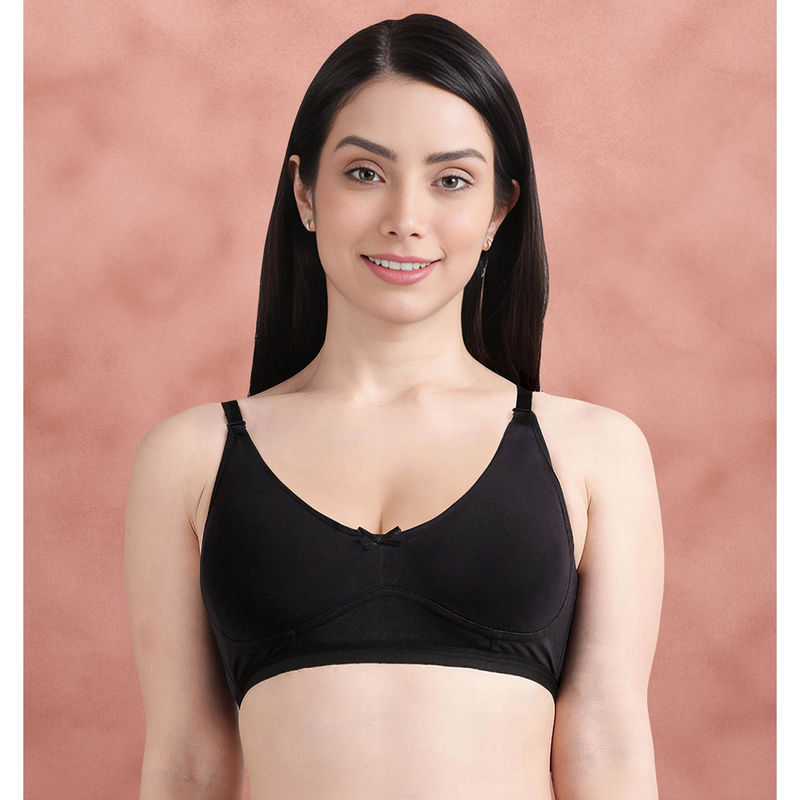 Shyaway Susie By Black Beauty Solid Full Coverage Moulded Everyday Bra (36DD)