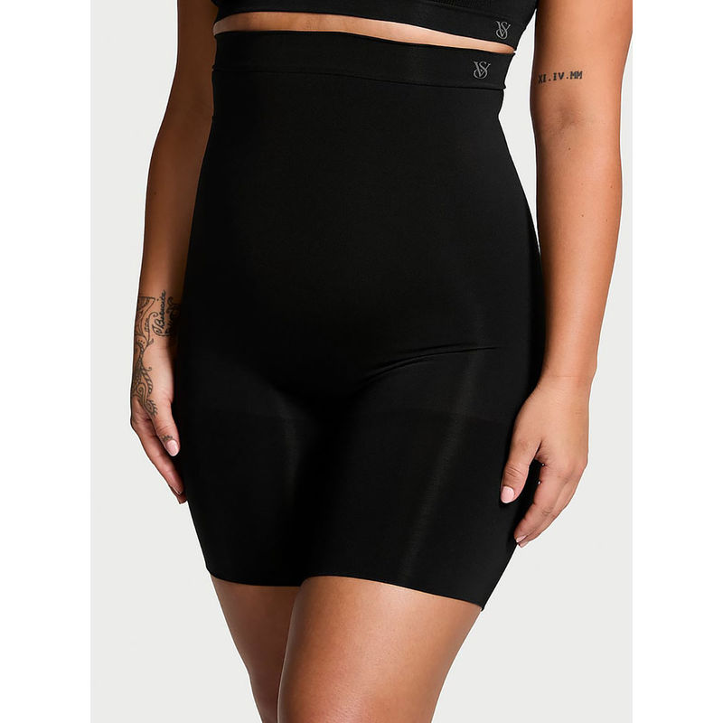 Victoria's Secret Shapewear Seamless Shaping Mid-Thigh Shorts Black (XS)