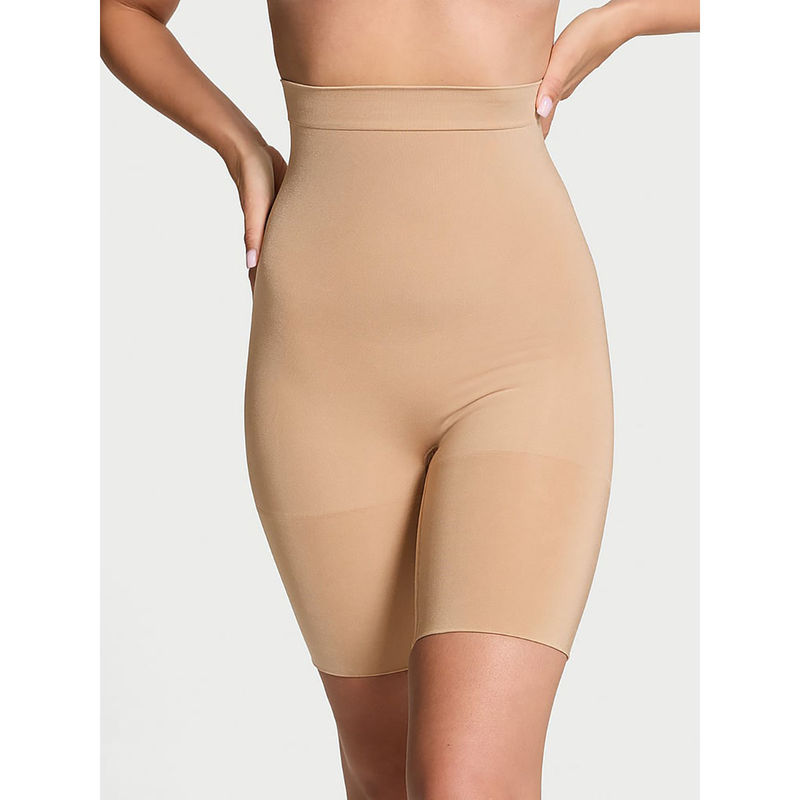 Victoria's Secret Shapewear Seamless Shaping Mid-Thigh Shorts Nude (XS)