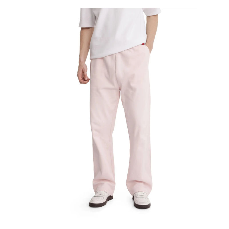 Rare Rabbit Men Junolt-B Pastel Pink Regular Fit Track Pant (30)
