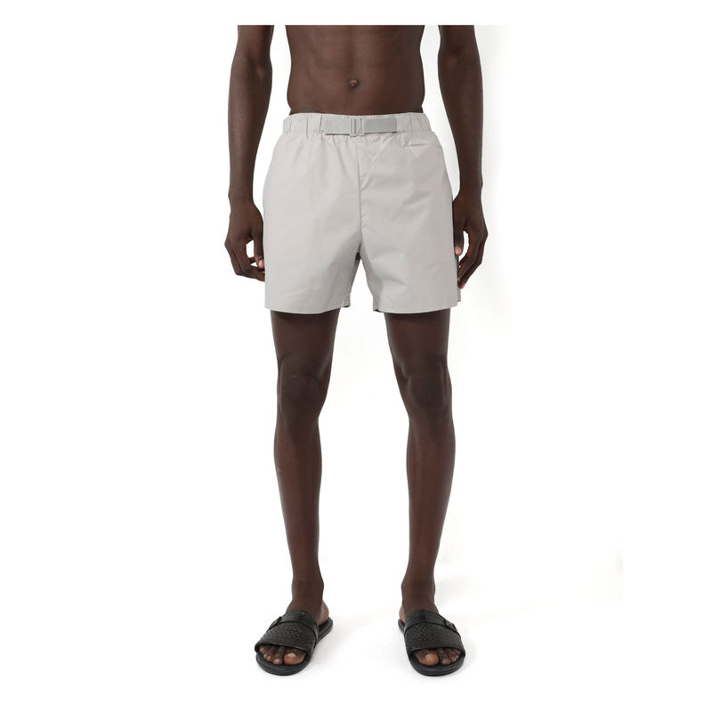 Rare Rabbit Men Kort Off White Plain Regular Fit Shorts (30)