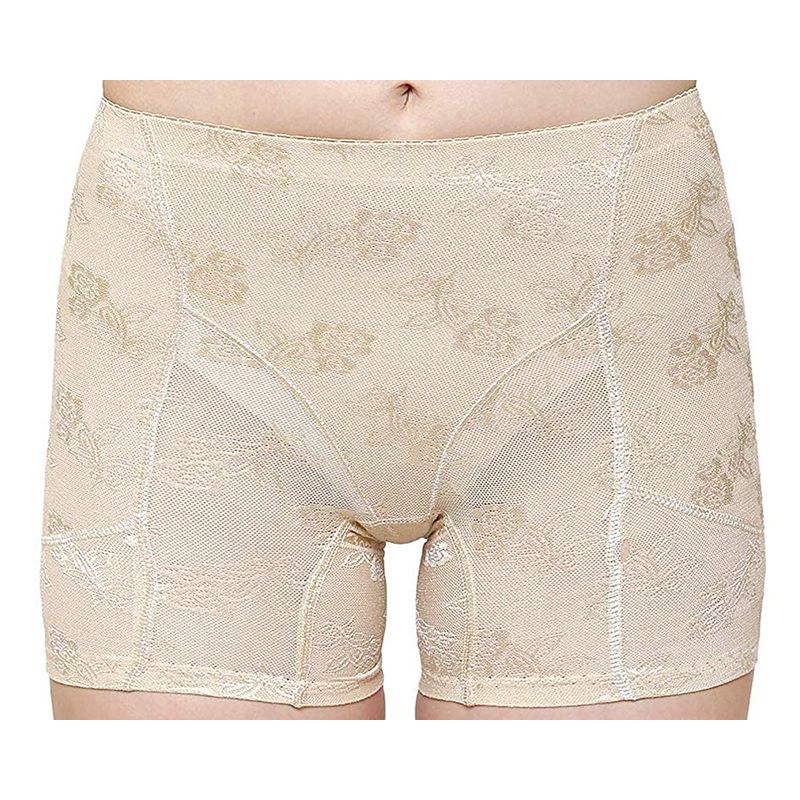 BRACHY Butt Lifter Padded Panty Shorts Butt Hip Enhancer Butt Shaper (Beige) (2XL) (2XL)