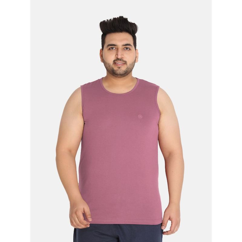 Chkokko Men Purple Gym Tank Top Sports Vest (3XL)