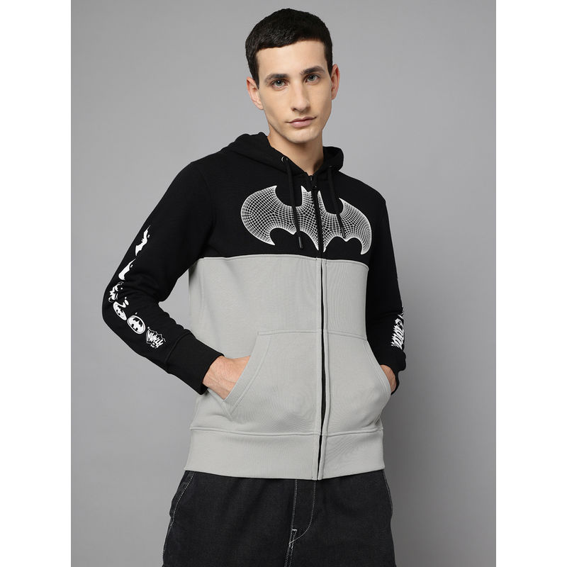 Free Authority Multi-Color Batman Printed Regular Fit Hoodie (S)