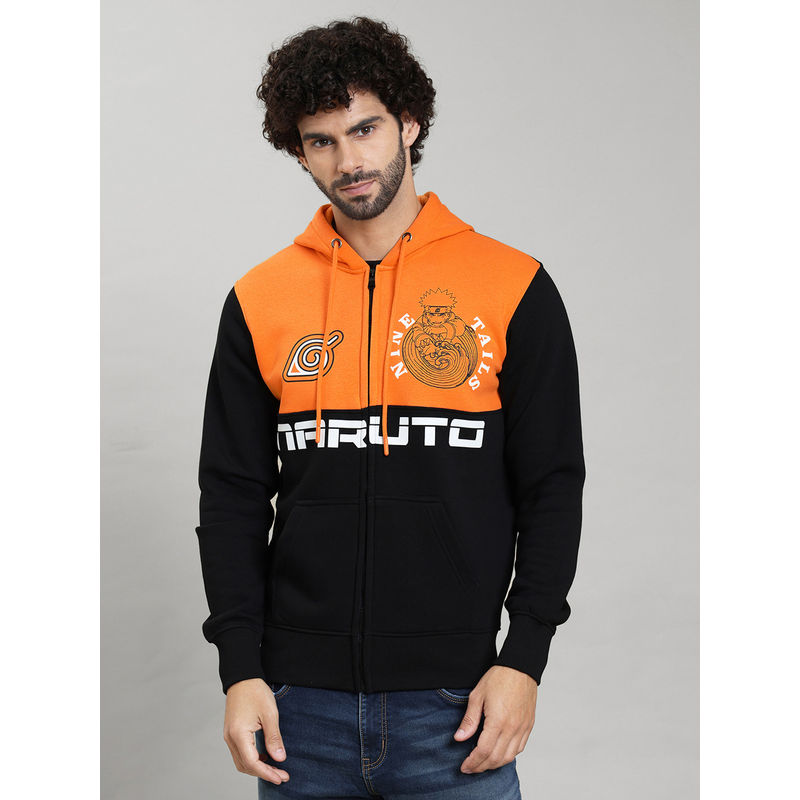 Free Authority Multi-Color Naruto Colorblock Regular Fit Hoodie (S)