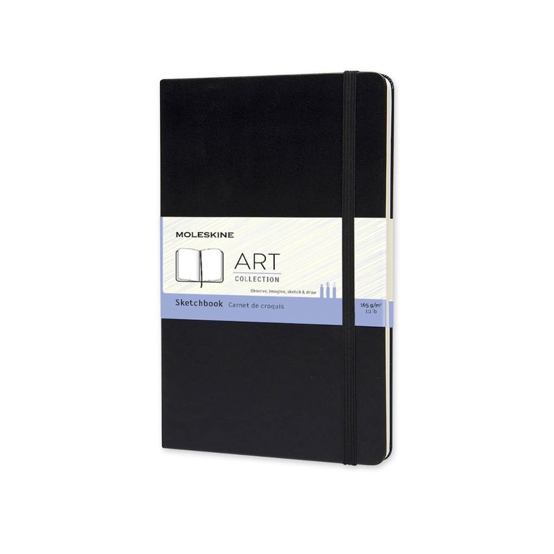 Buy MOLESKINE Large Hard Cover Sketchbook (Plain) Black Online