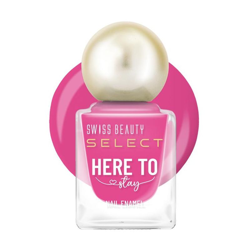 Swiss Beauty Select Here To Stay Nail Enamel - Wild Pink