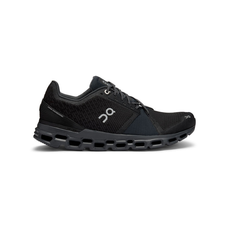 On Cloudstratus 1 M Black Shadow Men Running Shoes (US 10)