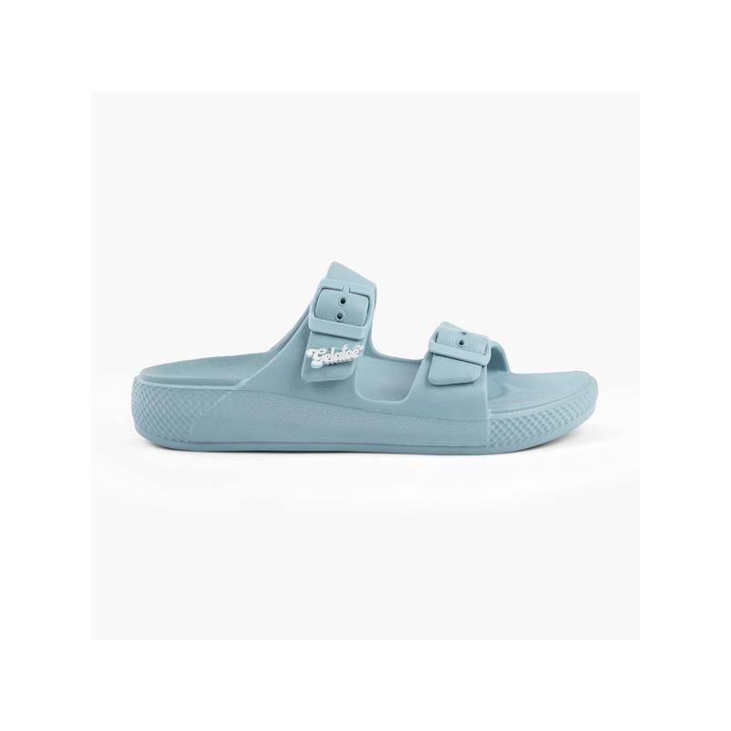 SOLETHREADS Women Blue Casual Comfort Sliders (EURO 37)
