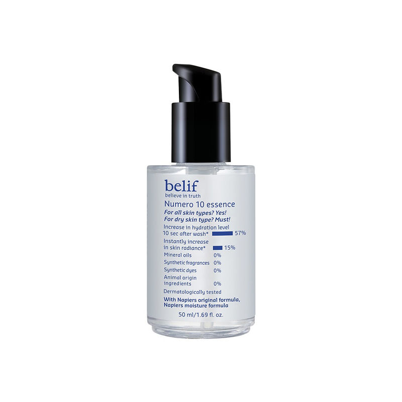 Belif Numero 10 Essence, Gel Serum For All Skin Types, Increases Hydration Instantly, Dermat Tested