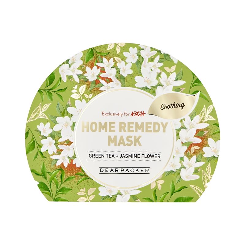 DearPacker Home Remedy Mask - Green Tea + Jasmine Flower