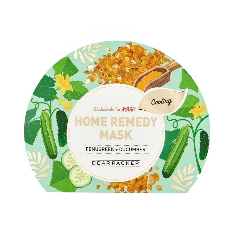 DearPacker Home Remedy Mask - Fenugreek + Cucumber