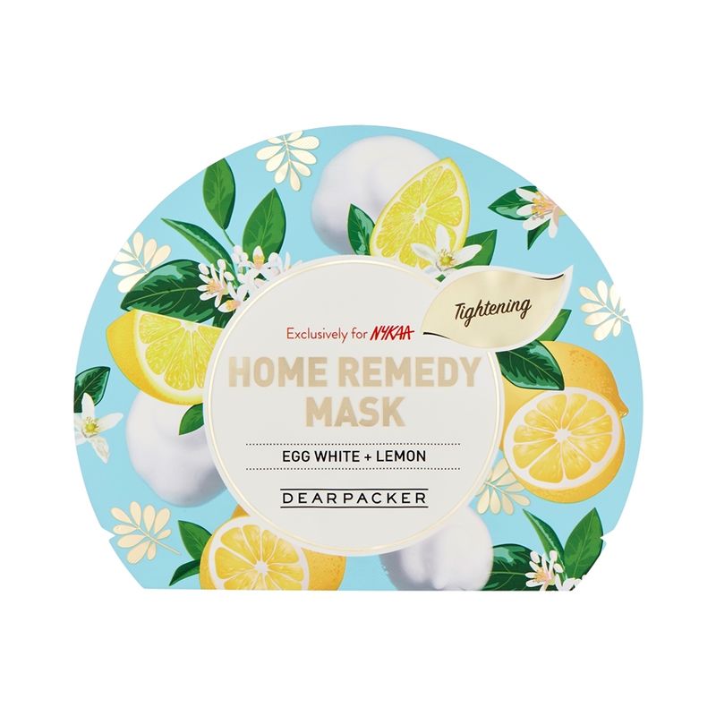 DearPacker Home Remedy Mask - Egg White + Lemon