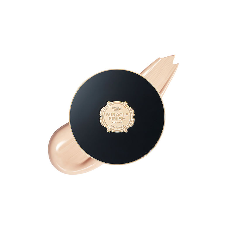 The Face Shop CC Cooling Cushion SPF42 PA+++ - 201 Apricot Beige