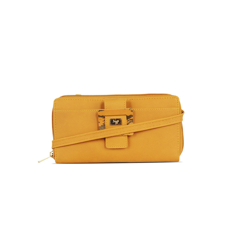 Buy Baggit Media Yellow Large Wallet Online