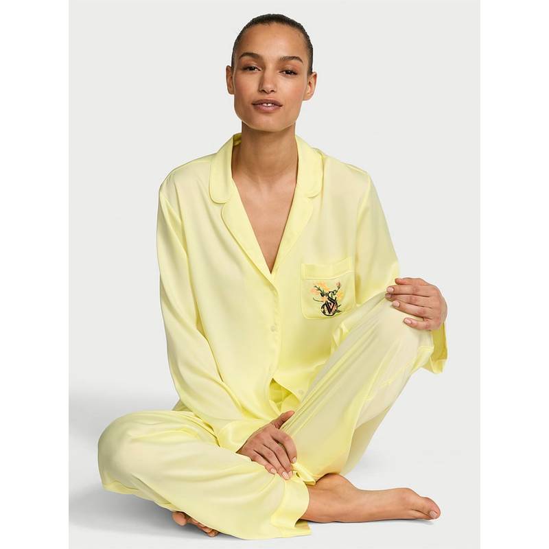 Victoria's Secret Signature Satin Shirt with Pyjama (XS)