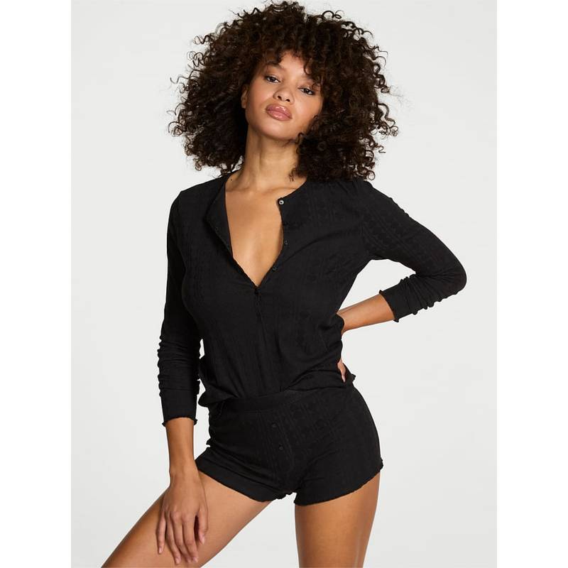 Victoria's Secret Heart Pointelle T-shirt with Shorts (XS)