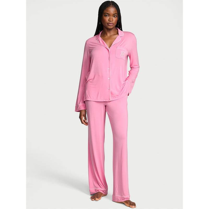 Victoria's Secret SoSoft Modal Shirt with Long Pyjama (XS)
