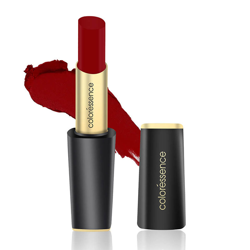 Coloressence Intense Long Wear Lip Color Non Sticky Waterproof Glossy Lipstick - Hot Red