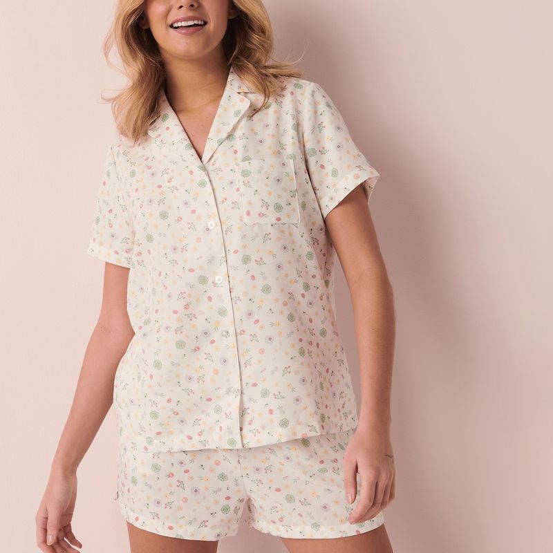 La Vie En Rose Poly Flannel Shirt (XS)