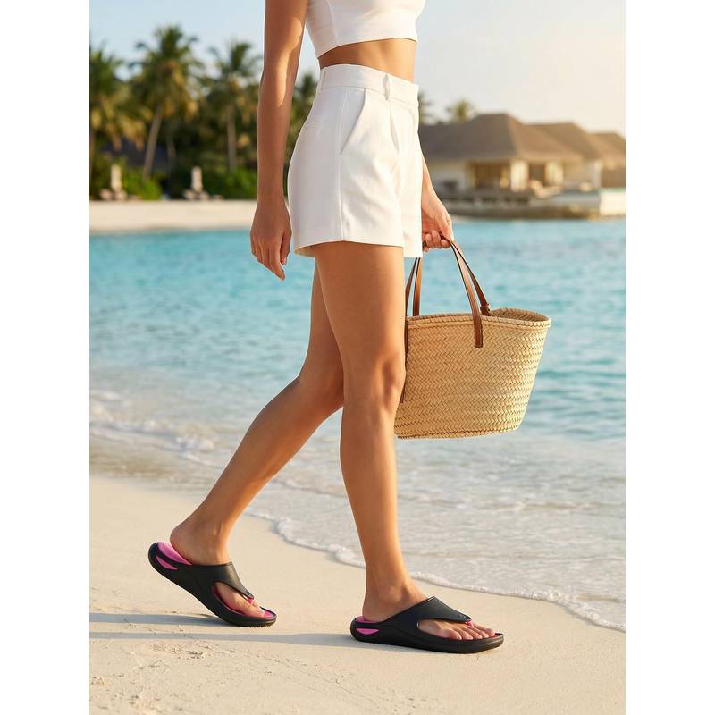 LOTTO Women Esotica Black Flipflops (UK 6)
