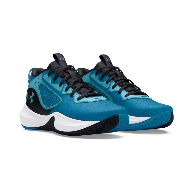 Buy Under Armour Unisex Lockdown 6 Blue & Black Basketball Shoes Online