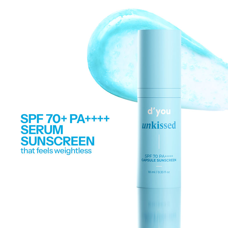 d'you Unkissed Serum Sunscreen SPF 70+ & PA++++ Mini