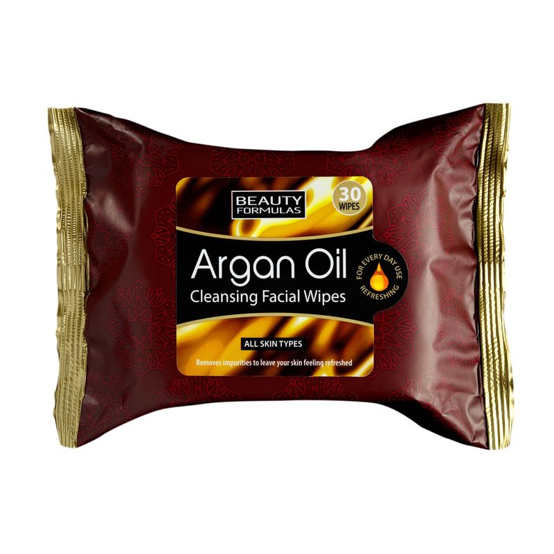 Buy Beauty Formulas Argan Oil Cleansing Facial Wipes At Nykaa Com