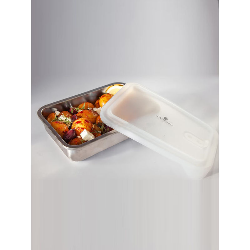 MasterClass AllinOne DinnerForTwoSized Stainless Steel Container
