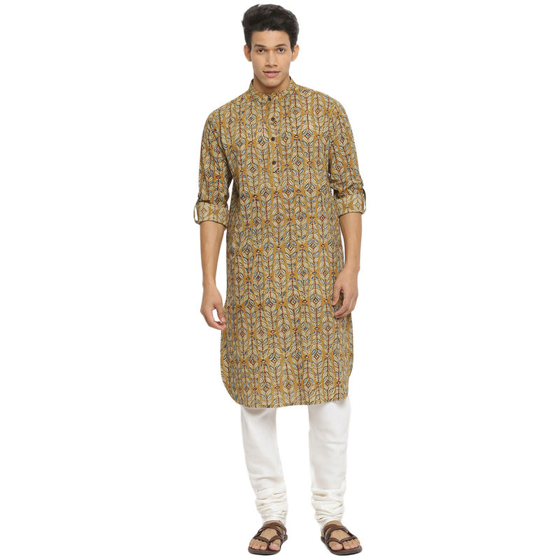 Fabindia Cotton Slim Fit Long Kurta (XS)