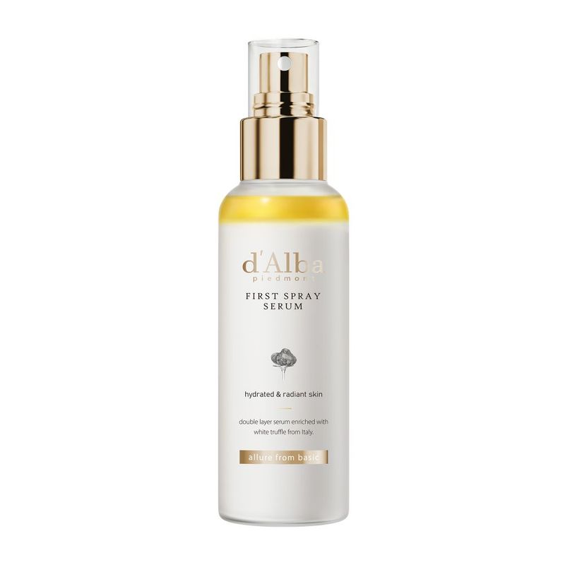d'Alba piedmont White Truffle First Spray Serum, Vegan, Non Comedogenic, Face Moisturizer