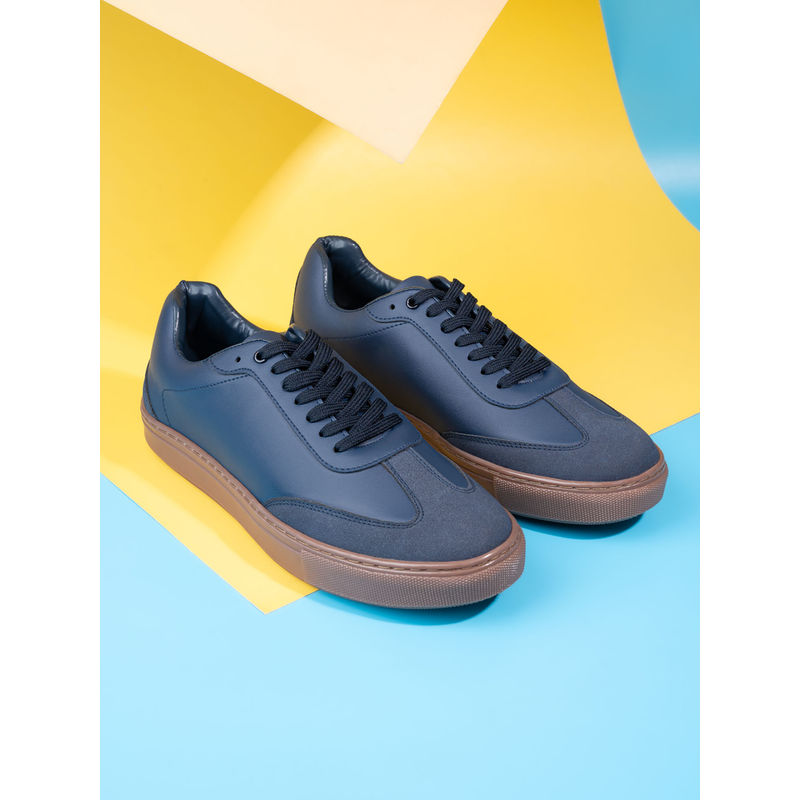 Styli Men Blue Solid Casual Court Sneakers (EURO 42)