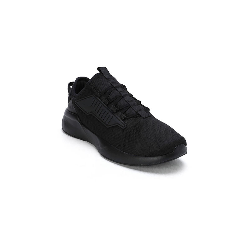 Puma Retaliate 2 Unisex Black Running Shoes (UK 6)